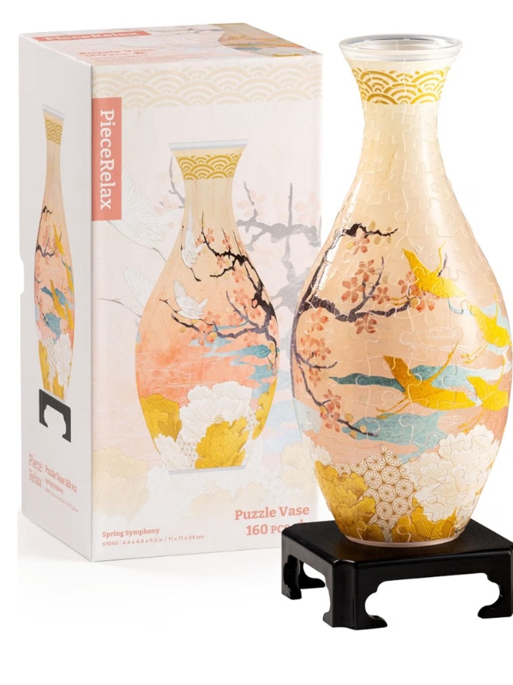 PieceRelax 3D Puzzle Vase for Adults to Flower Arrangement